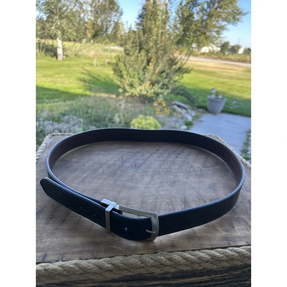 Dickies 11GD0213 Mens Reversible Leather Belt Black Brown 48